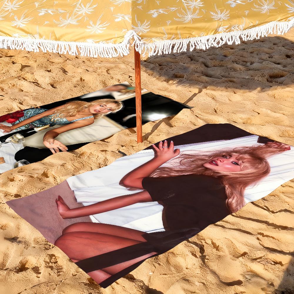 Sänger S-Sabrina Carpenter Musik Handtuch Schnelltrocknend Weich Yoga Schwimmen Fitness Bergsteigen Große Strandtücher