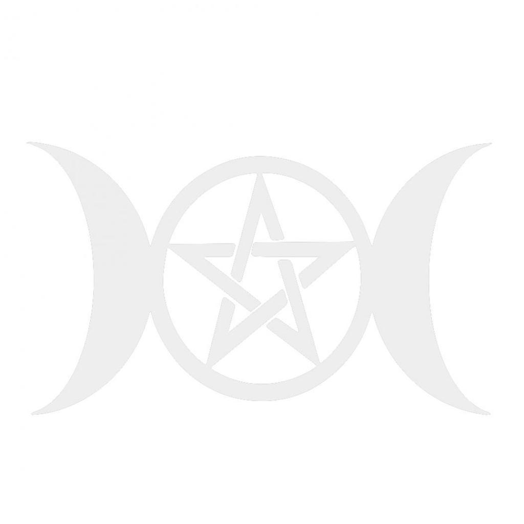 Amazon Com Goddess Wiccan Symbol Die Cut Vinyl Decal Sticker For Car Truck Motorcycle Vehicle Window Bumper Wall Decor Laptop Helmet Size 6 Inch 15 Cm Tall Color Gloss Black