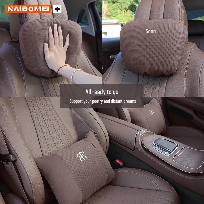 BYD Song Pro/Plus Car Neck and Lumbar Support Cushion Set for Car Seats