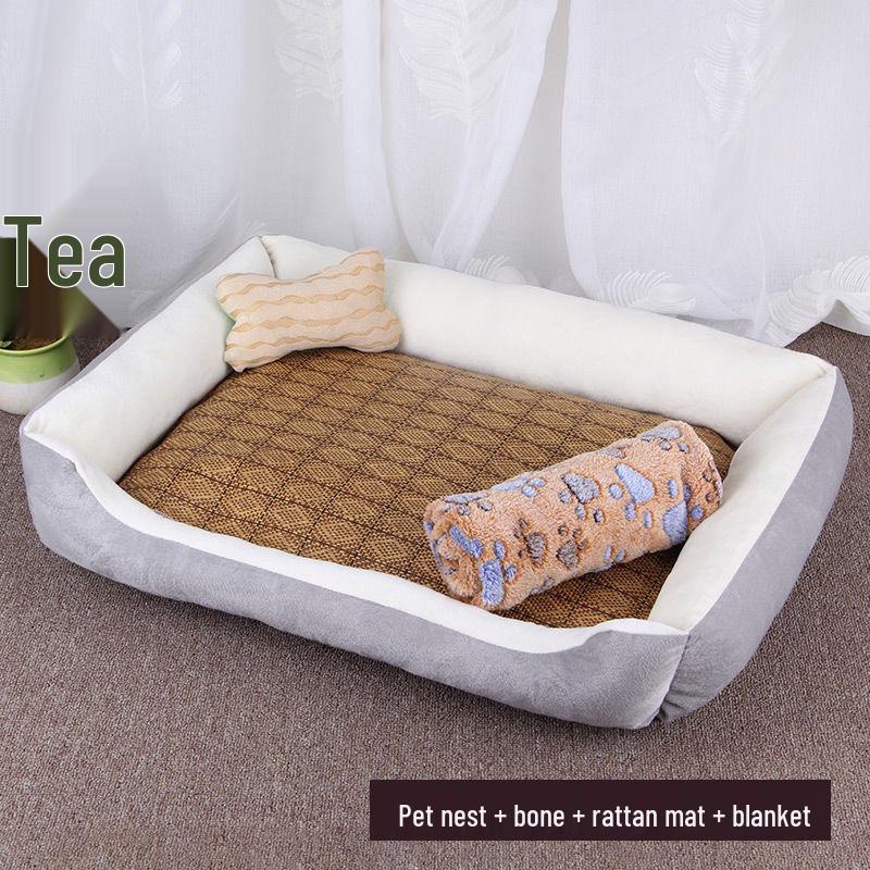 Vier Jahreszeiten Universal Haustiermatratze für kleine, mittelgroße und große Hunde, Katzen, Golden Retriever und Teddys.