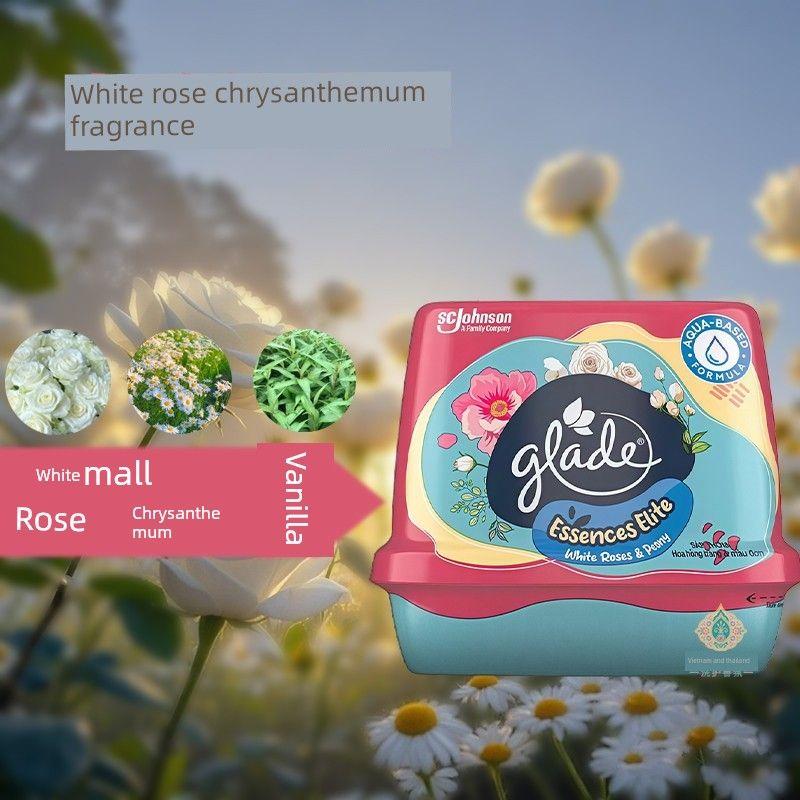 

Thai Beauty Solid Balm Glade Aromatherapy Air Freshener Indoor Bathroom Deodorizing Fragrance Agent Genuine Product White Rose Daisy Fragrance 180g