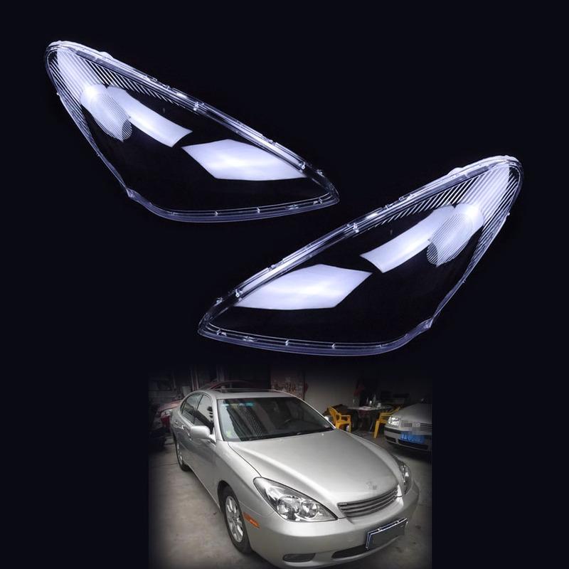 For Lexus ES ES300 ES330 2003 2004 2005 Headlamps Transparent Lampshades Lamp Light cover Shell Car Front Headlight Lens