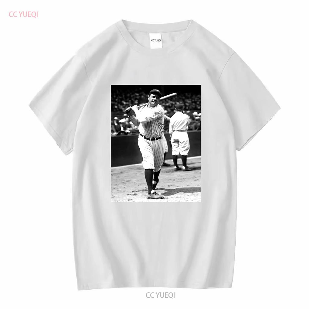 Babe Ruth T Shirt For Fan S 5Xl Vintage Washed Graphic Homme Streetwear Soft Top For Everyday Wear Designer Clothes Breathable