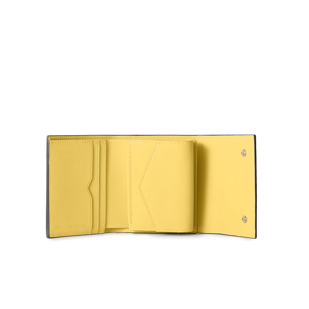 Flap Small Wallet Bottarato Leather X Wallet Finest Leather Minimalist Genuine Leather Present New Life Enrollment Celebration [BONAVENTURA] (Shrink