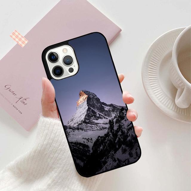 Zermatt Matterhorn Swiss Mountain phone Case For iPhone 17 Air 16 15 14 Plus apple 16 11 12 13 Pro Max coque