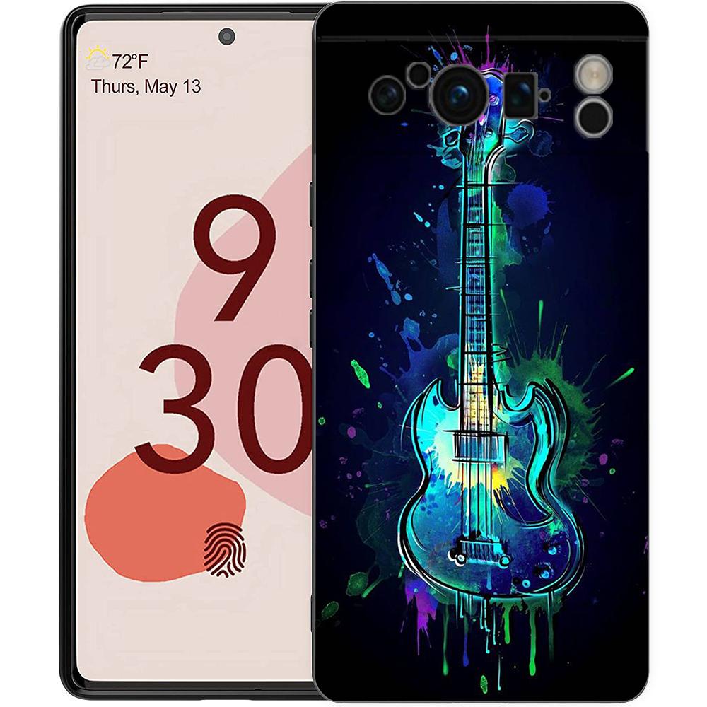 

Guitar Music Art Phone Case Cover for Google Pixel 8 7 6 7A 6A Pro 5G Shockproof Silicone Soft 9 Pro XL 8 Pro 5G Shell Capas Bag for Pixel 9 Pro XL