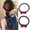 Natunofu Hair Elastic Hair Stylish Hair Ties for Hair Highly Elastic and Hair Ornaments for Stylish and Cute Korean Simple and Elegant Set of 2 Buns