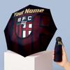 Bologna FC Manual Five Fold 8 Rib Umbrella Support Custom Text, Lightweight Travel Umbrella