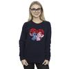 Disney Womens/Ladies Lilo & Stitch Hearts Sweatshirt