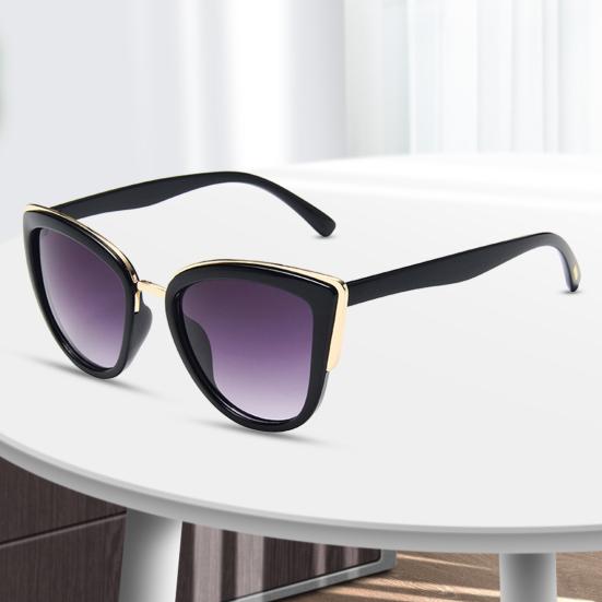 Women Sunglasses Vintage Style Thickened Lenses Leopard Print Fashion Cat Eye Women Sunglasses for Female