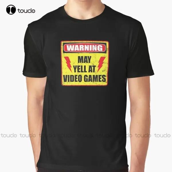Gamer Warning Graphic TShirt Custom Aldult Teen Unisex Digital Printing Tee Shirts Custom Gift Xxs5xl Streetwear