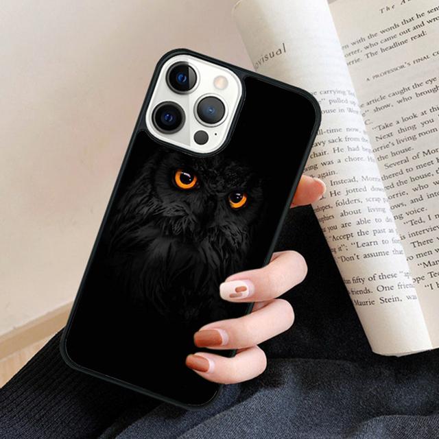 Bird Owl Nature Predator Phone Case Back Cover for iPhone 17 Air 16 15 14 13 11 12 Pro Max Plus Fundas Coque
