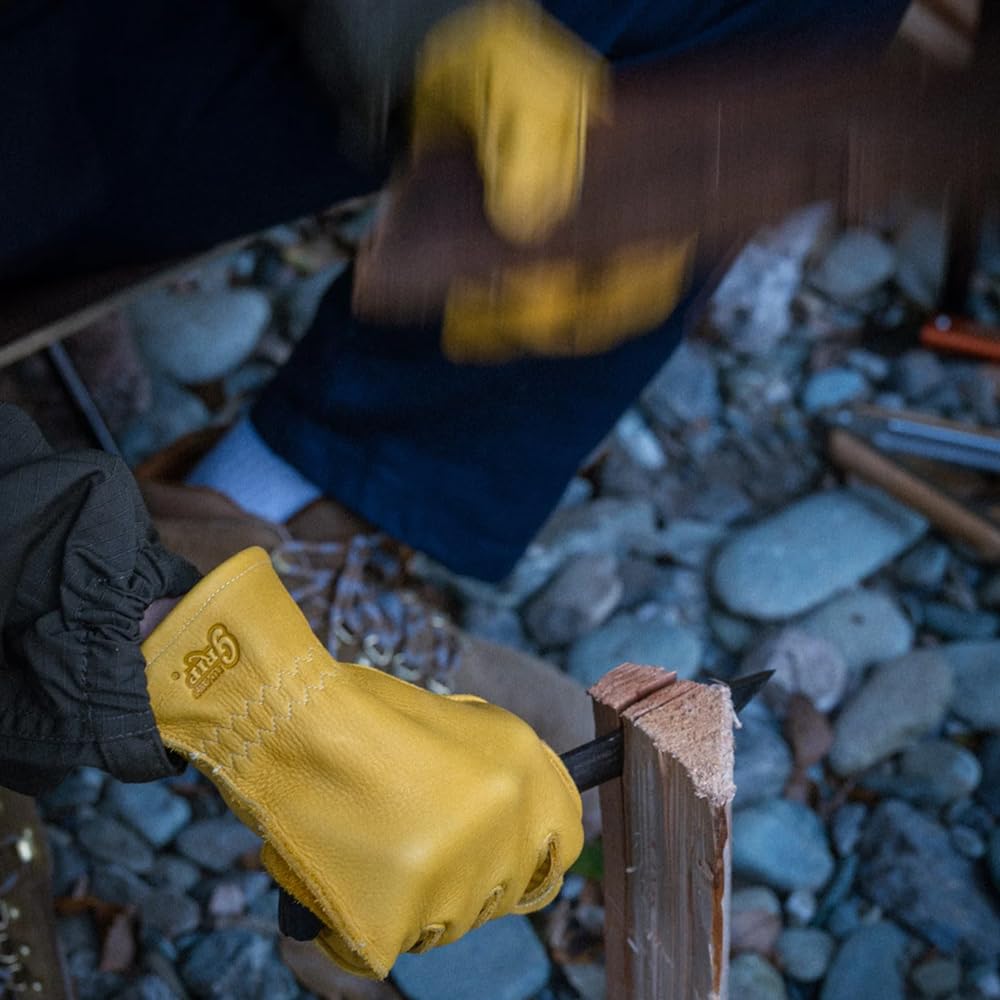 [Grip Swany] G-1 Heritage Gloves, Size S (Yellow)