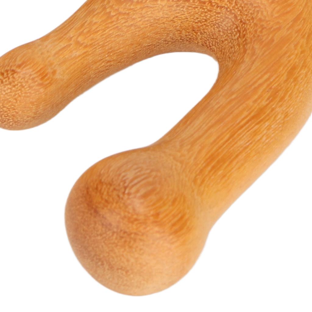 Naturholz Kamm mit breiten Zinken Kopfhautmassage Holzkopfhautkamm für Kopf, Nacken, Schultern, Hände und Arme