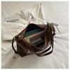 Casual Butterfly Knot Women's Backpack Lightweight Solid Color Tote Bag Soft Pu Crossbody Bag