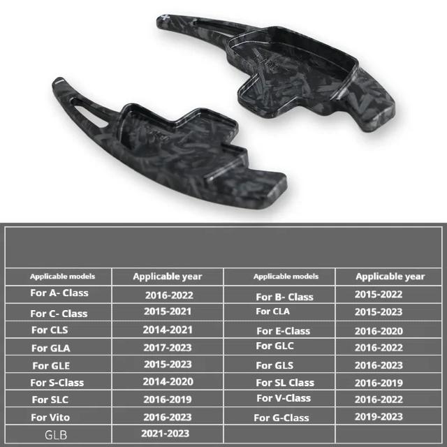 For Mercedes Benz A B C E S-Class CLA CLS SLC GLE GLB Auto Steering Wheel Shift Paddle Car Shift Equipment Semi Automatic Clutch