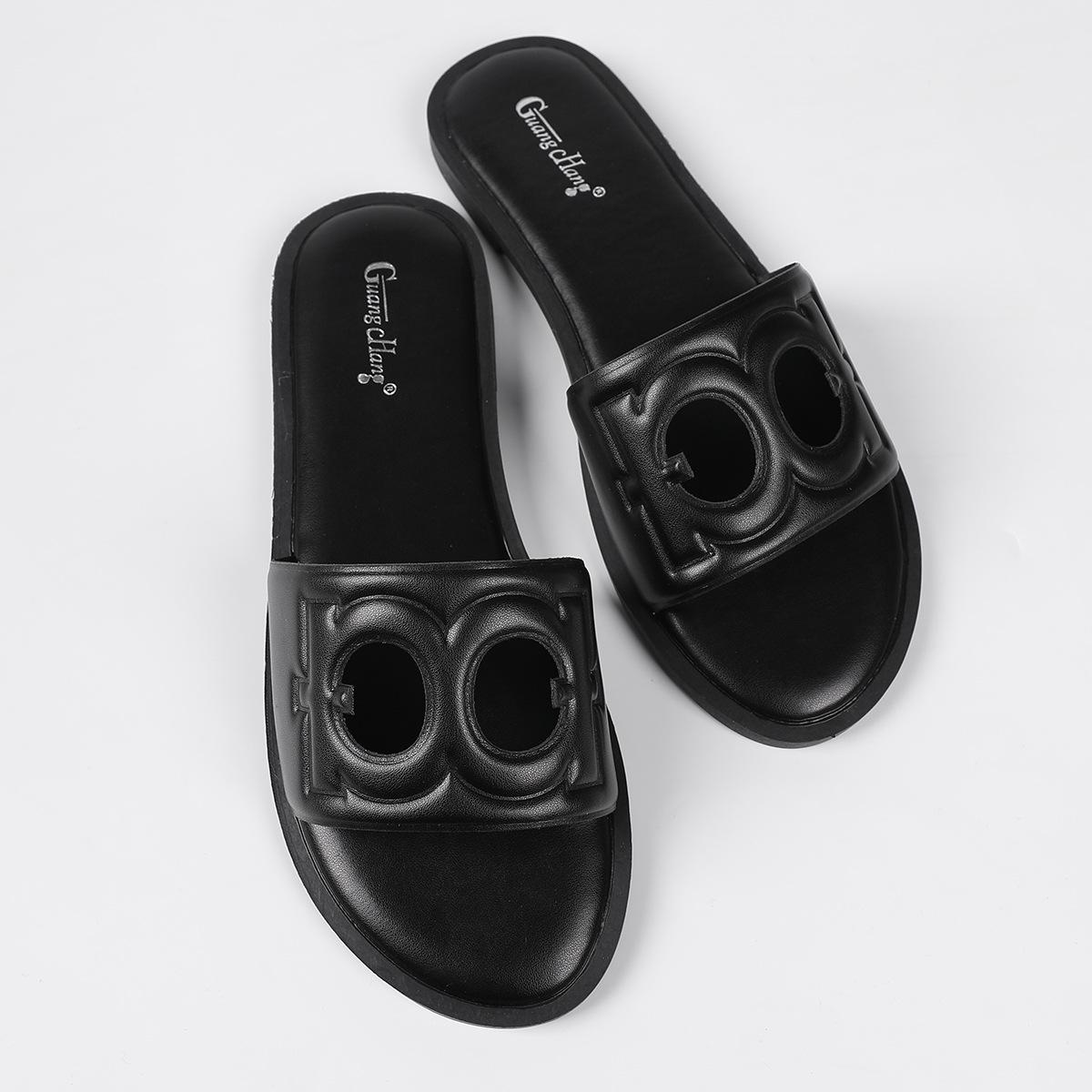 Women s Plus Size Summer One-Strap Flat Sandals for Beach and Travel 42