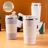 Coffee Cup with High Aesthetic Value, Large Capacity, Insulated Cup with Ceramic Inner Coating, Portable Cup for Men and Women, Office Tea Cup