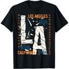 Los Angeles California TShirt Creative Design LA Street Fashion Novel Tshirt Men Women Summer Casual Crewneck Cotton Tee Tops