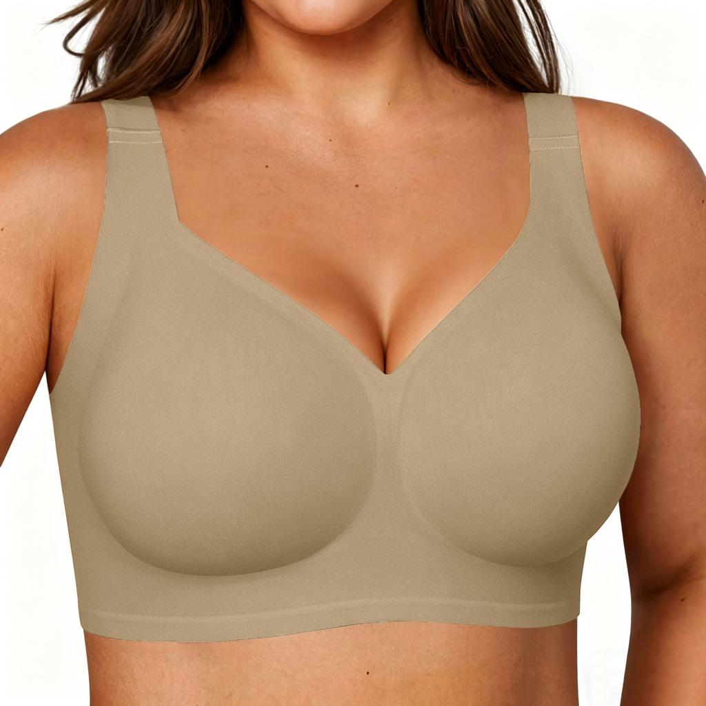 Seamless Wireless Bra for Women Adjustable Strap Soft Stretch Fabric Non Padded Comfort Everyday Wear Underwear