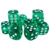 Candy Color Dice 10pcs 6 Sided Translucent Dice Acrylic Game Dice Set
