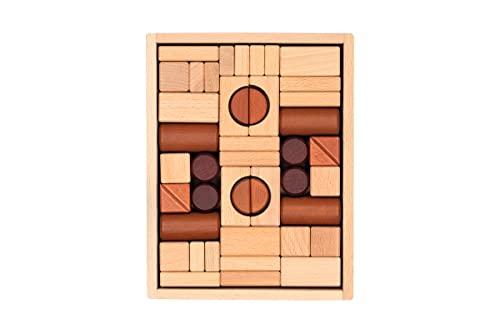 Goki Solid Wood Building Block Set