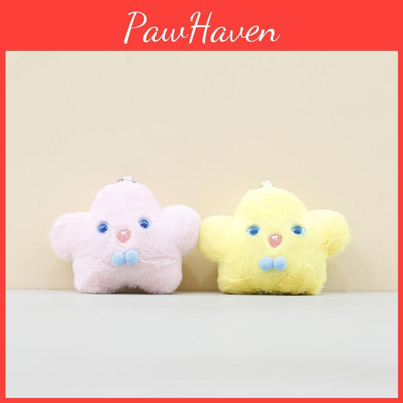 Stuffed Plush Star Animal Keychain With Pp Cotton For Kids Gift Ideatoy Keychain