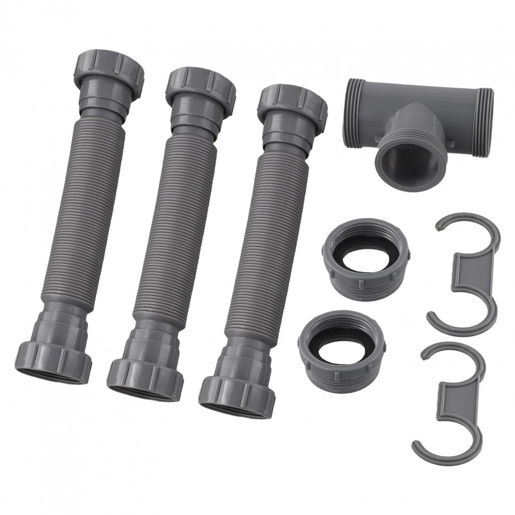 All Inclusive Adjustable P Trap Drain Kit for Kitchen Installations