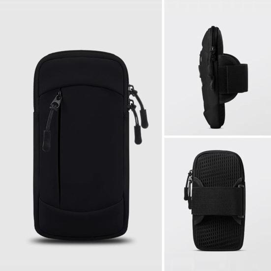 Handy-Armtasche mit zwei Fächern, große Kapazität, Lauf-Armband, leicht, komfortable Passform, sichere Handy-Tasche für Sport
