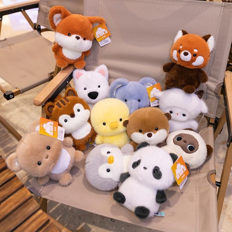 Mini Fox Cute Doll With Plush Pp Cotton Filling Very Suitable Room Decoration