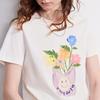 Women's Floral Print Cotton Blend T-Shirt