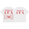 Hot Sale Unisex Fashion Oversized Y2K TShirt Singer Rosalia LUX Tour 2026 Graphic Print Casual Unisex And Unisex Tshirt