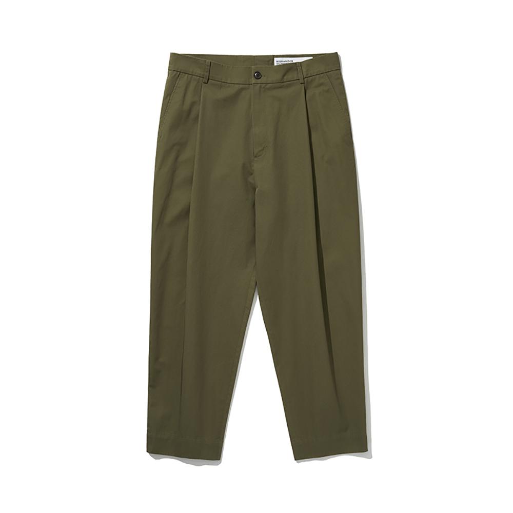 HISHANDER One Pleats Tapered Pants