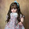 BZDOLL 60 CM Reborn Baby Hand-Detailed Finished Doll 3D Paint Skin Silicone Toddler For Girl Realistic Dress Up Princess Bebe