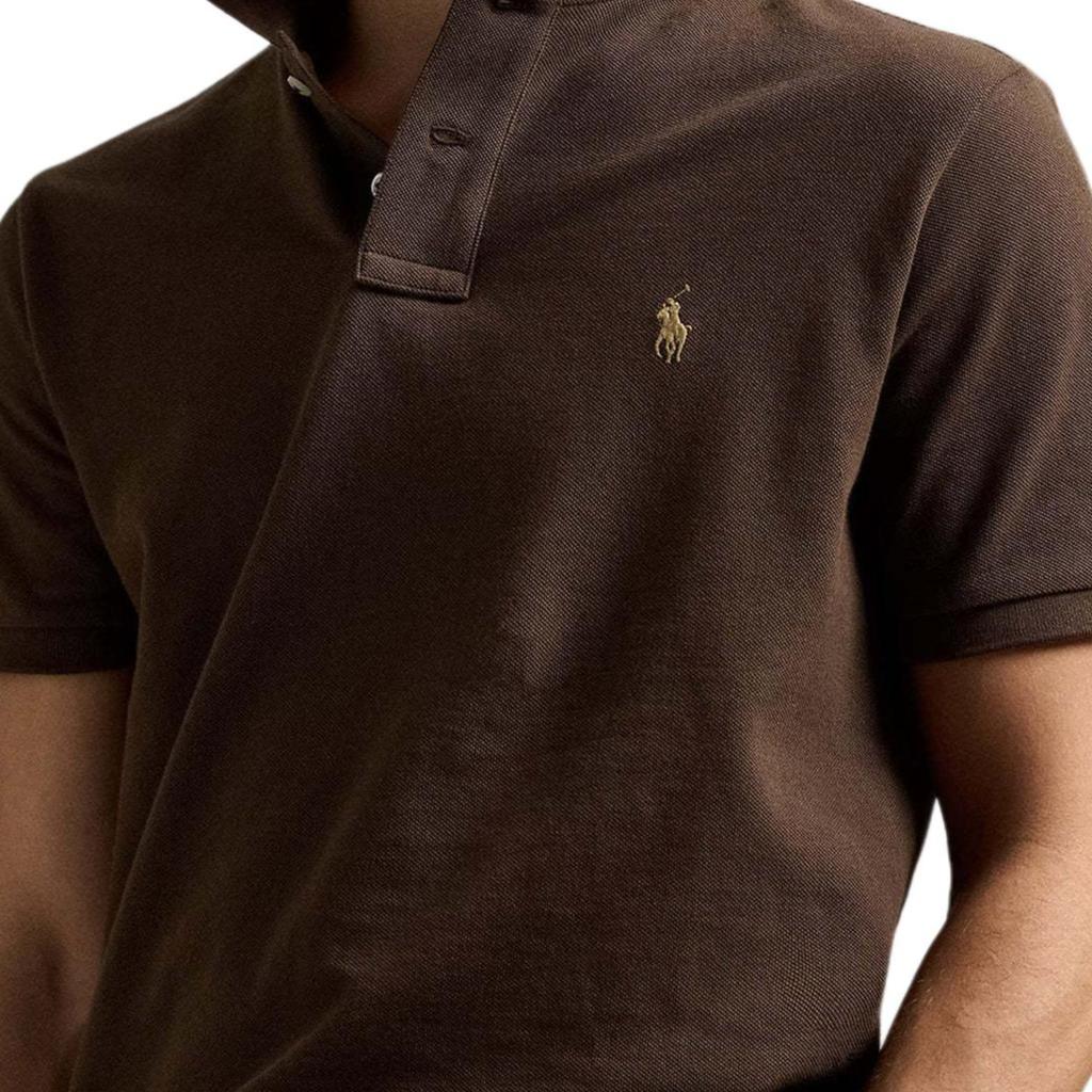 Polo Ralph Lauren Logo Embroidered Button Short Sleeve Polo Shirt Men Tops 710536856-472