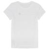 Crew Short J20J212883 [Calvin Klein] Women's T-shirt, Neck, Sleeve, Cotton, One-Point Design, (WHITE/S) [Item]