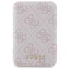 Set Guess Gubpm5P15S4Gemgp Iphone15 6.1 Hardcase + Powerbank 5000Mah Magsafe Różowy/Pink 4G Metal Logo