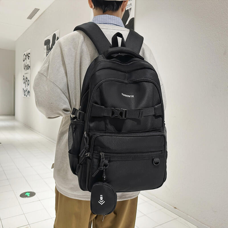 Junior High School Student Schoolbag Colored Large Capacity Backpack Campus Computer Backpack