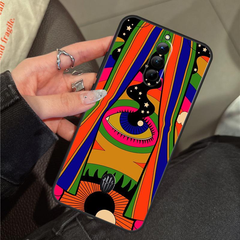 Rainbow 70s Groovy landscape Case For ZTE Nubia RedMagic 11 Air 8 9 10 8S 9S 10S Pro Plus 5G 5S 6 7 6S 7S Pro 10 Air Cover