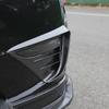 For Tesla Model Y -2024 Accessories Front Bumper Fog Light Cover Frame Trim ABS Car Lamp Shell Guard Decoration