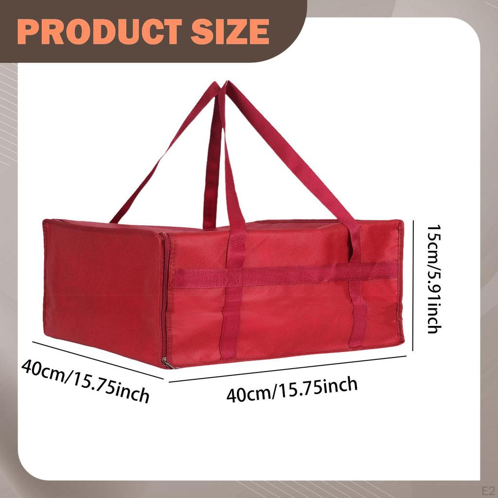 Catering Bag Food Insulated Removable Base Made of Sturdy Non-woven for Delivery Service Outdoor