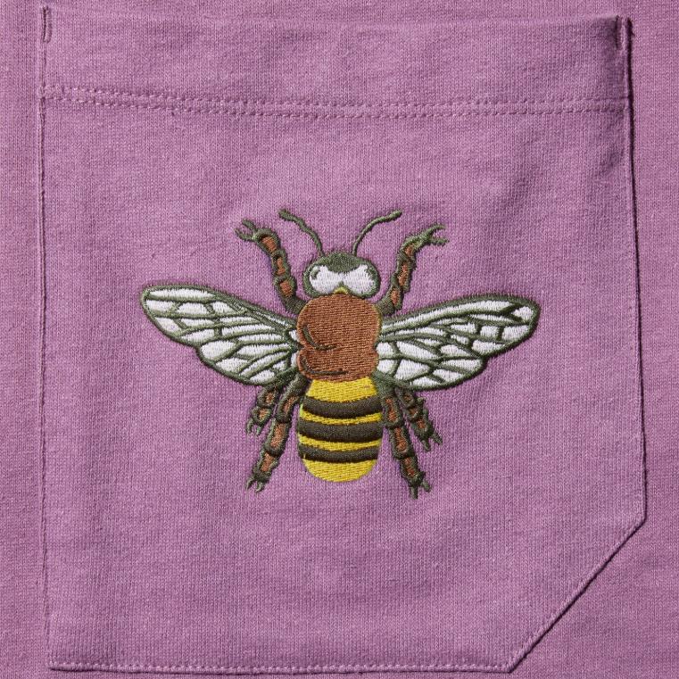 Timberland Solid Color Pocket Crew Neck Long Sleeve Sweatshirt Men Tops Purple TB0A2FT5-CJ0