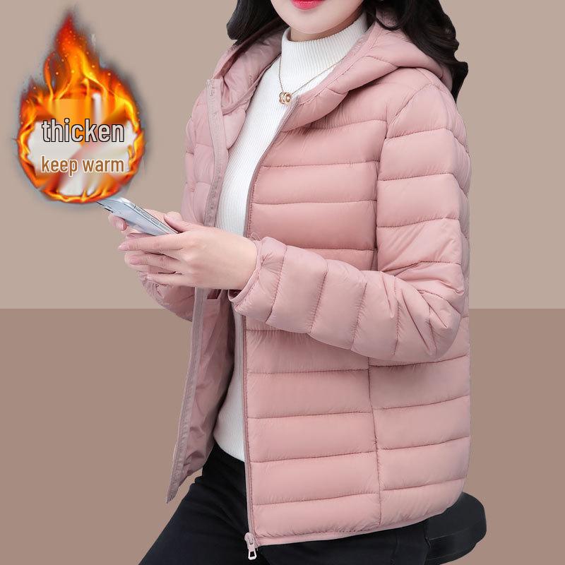 Women's Quilted Cotton-Padded Coat, 2024 Fall/Winter New Style, Loose Fit, Plus Size for Middle-Aged Moms.