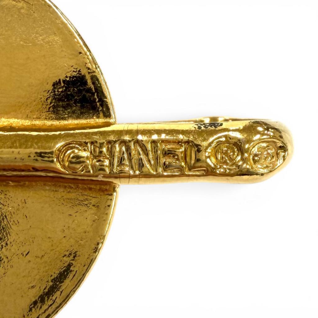 Great CHANEL belt COCO Mark Chain gold Women Used