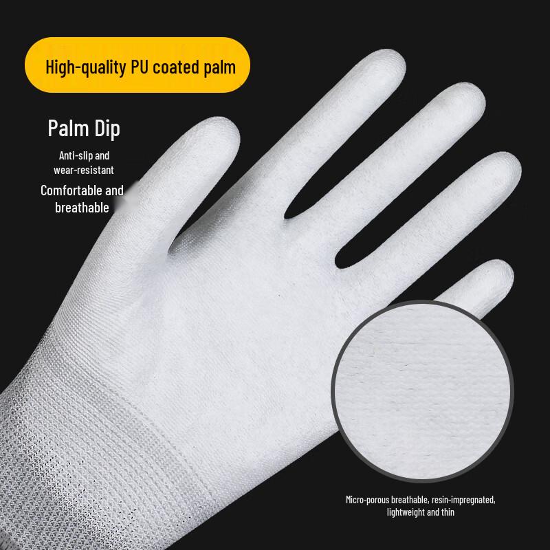 Anti-static PU Coated Work Gloves