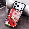 Kawaii Japanese Strawberry Milk Drink Bottle Phone Case for iPhone 17 16 15 Pro Max Air 14 13 12 11 Plus Shockproof Cover