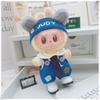 10/15cm Cotton Doll Clothes Set Include Hairband Shirt Tie Overalls 17cm Labubu Clothes Dress Up Accessories DIY Toys