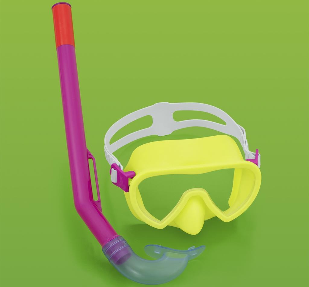 [PACZA][5] Kinder-Tauchset Maske + Schnorchel Bestway 24036 PINK K183R