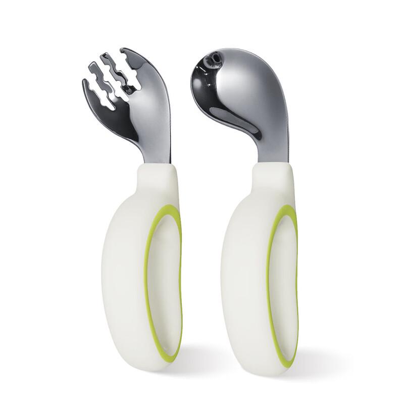 

Qimeng Lion Baby Self-Feeding Training Spoon Set Set