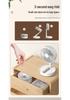 Foldable 6-inch USB Charging Mini Desktop Fan with Telescopic Head and Long Battery Life